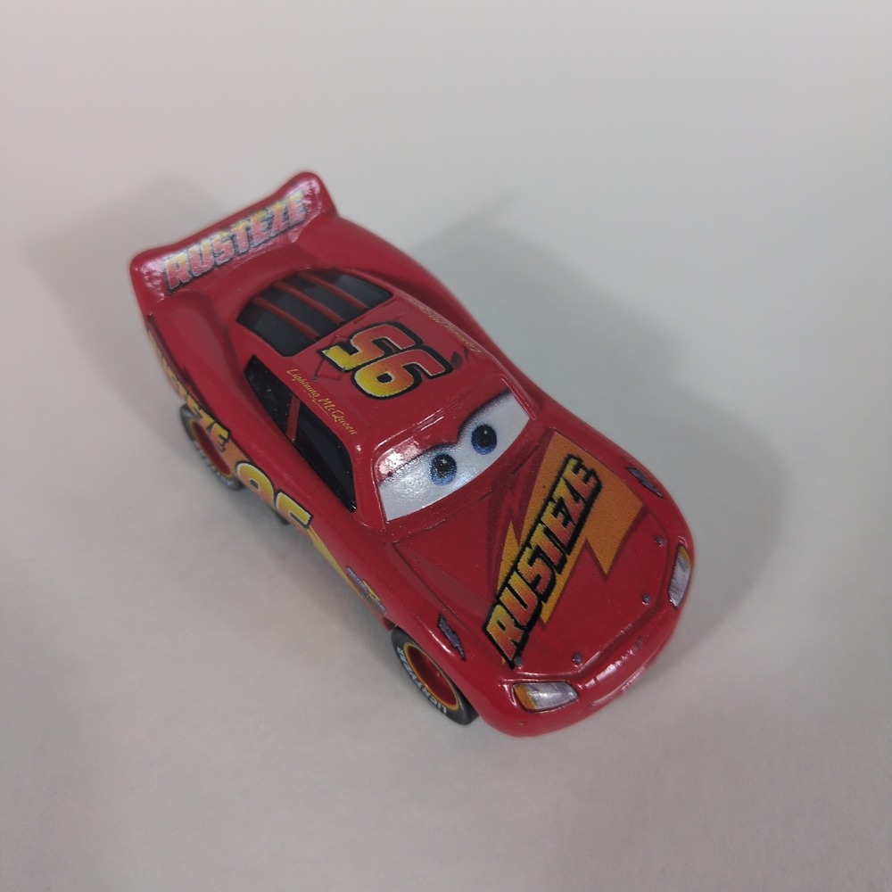 Disney Pixar Cars Lightning McQueen Rusteze Diecast Red Race Car Mattel FGD64